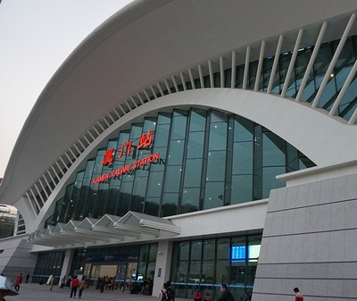High-Speed Rail Advertising at Suzhou Railway Station